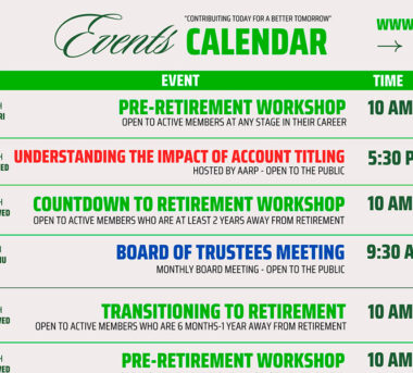 Events Calendar Apr-Jul 2025