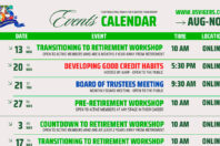 Events Calendar Aug-Nov 2025