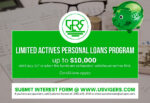GERS Announces Active Members Limited Personal Loans Program