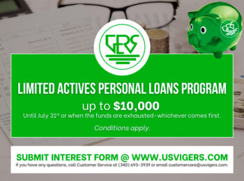 GERS Announces Active Members Limited Personal Loans Program