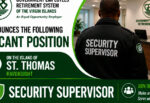 Vacancy: Security Supervisor